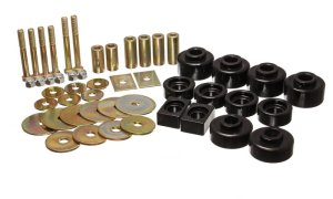 Ford F-150 Body Mount Bushing Kit - Energy Suspension - Hyper-Flex Polyurethane - Black - `97-`03